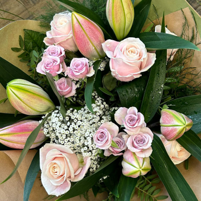 Eternal Charm - What could be more perfect than this fabulous collection of quality flowers hand-tied and delivered in water.